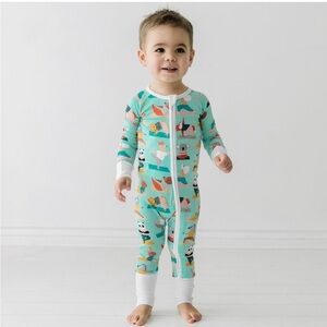 Little Sleepies Zen Zoo Bamboo Viscose Zippy | 12-18M